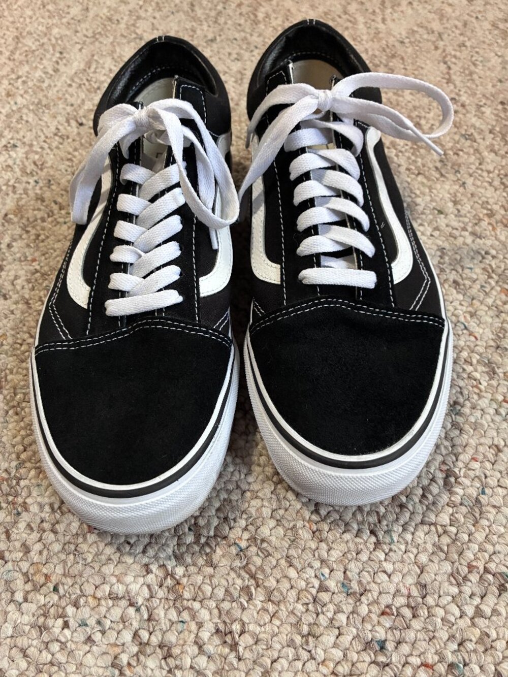 Vans Old Skool Shoe Black/White Mens US Men 11
